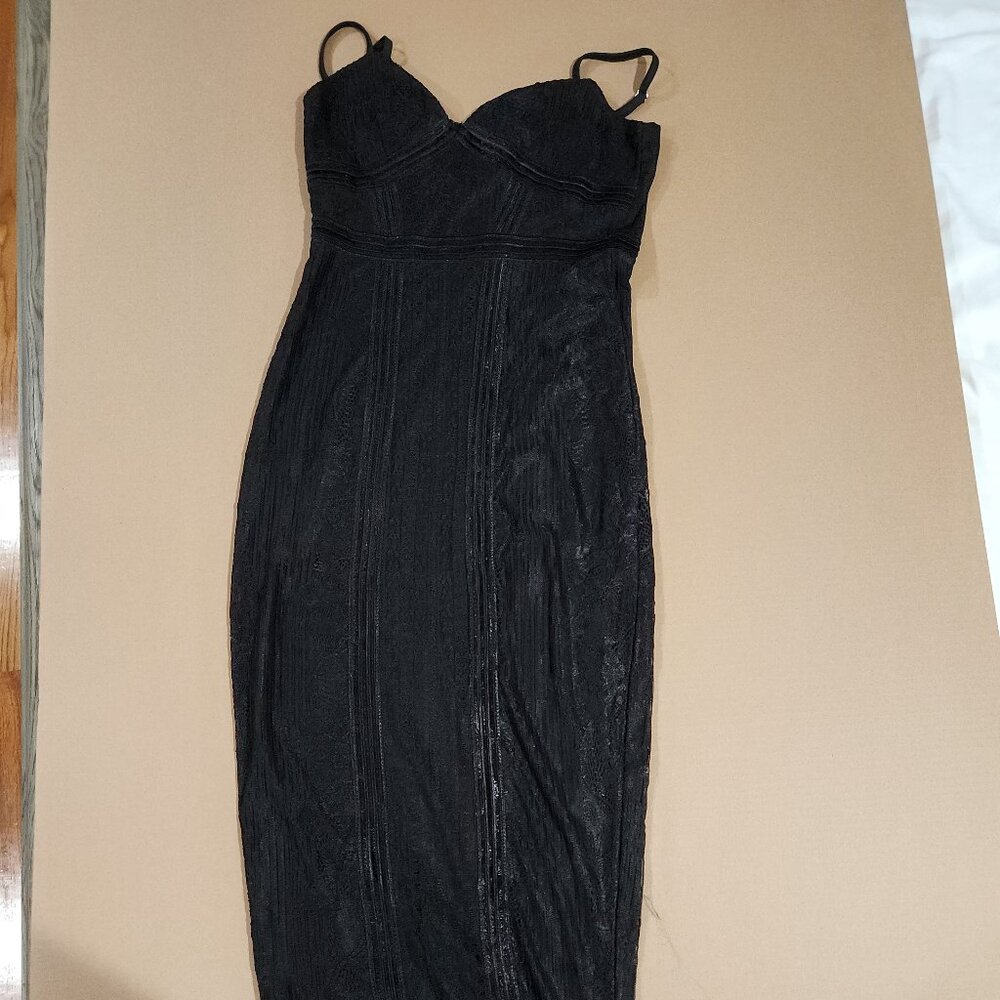 PrettyLittleThing Black Dress Size 6